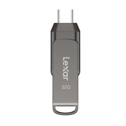 Lexar flash disk 32GB - JumpDrive D400 Dual USB-C & USB-A 3.1 (čtení až 100MB/s)