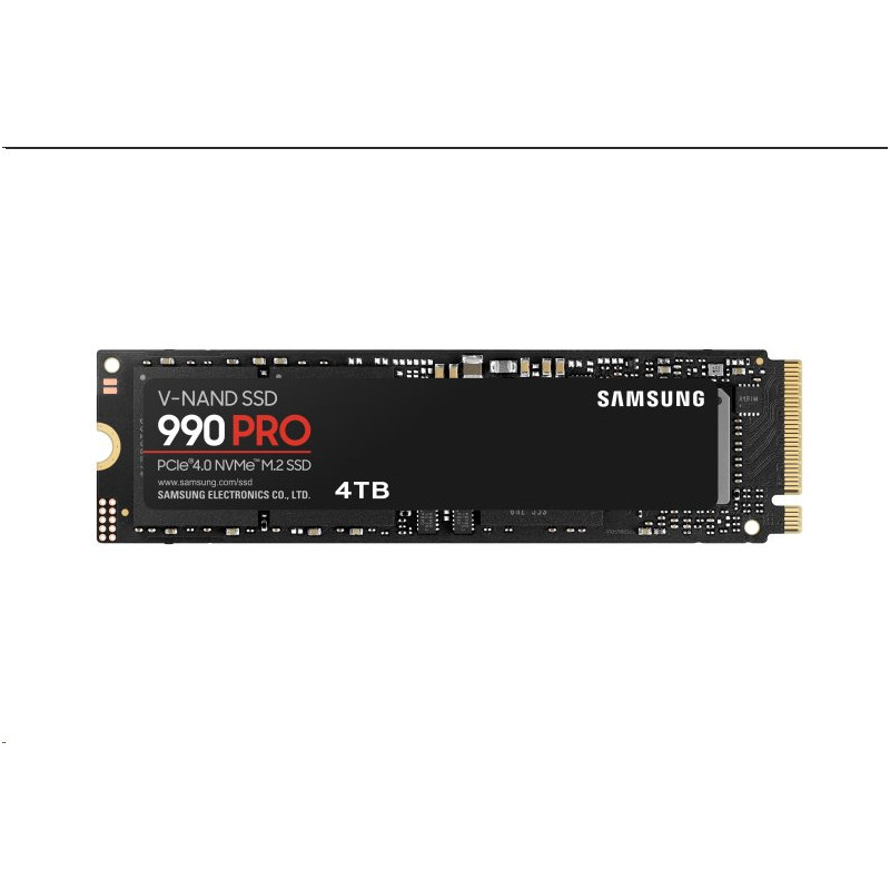 Samsung SSD 4TB 990 PRO PCIe Gen 4.0 x4, NVMe 2.0 M.2 (č/z: 7450/6900MB/s)