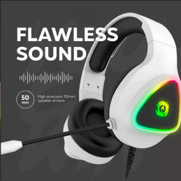 CANYON Herní headset Shadder GH-6, RGB podsvícení, USB + 3,5mm jack, 2m kabel, černý