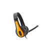 CANYON headset HSC-1, lehký, 3,5 mm jack TRRS, černo-žlutá
