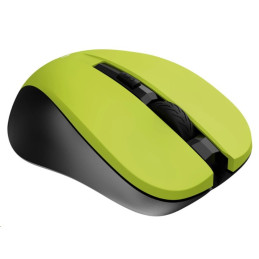 CANYON myš optická bezdrátová CMSW1, nastavitelné rozlišení 800/1000/1200 dpi, 4 tl, USB nano reciever, žlutá