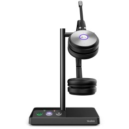 Yealink WH62 Dual náhlavní souprava, DECT, dvouušní, bezdrátové, MS Teams, základnová stanice