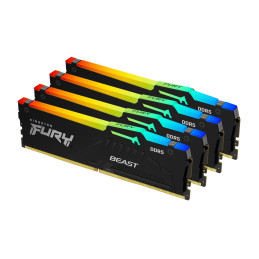 Kingston FURY Beast DDR4 128GB (Kit 4x32GB) 3200MHz DIMM CL16 RGB