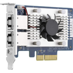 QNAP QXG-10G2T - dvouportová rozšiřující 10GbE karta (Aquantia AQC107) pro PC i QNAP NAS, LP