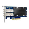 QNAP QXG-10G2SF-X710 - Dvouportová síťová rozšiřující karta SFP+ 10GbE, nízkoprofilové provedení, PCIe Gen3 x8