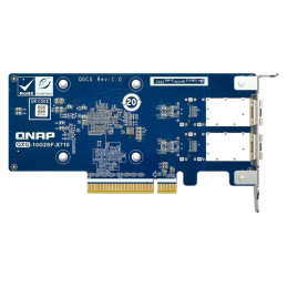 QNAP QXG-10G2SF-X710 - Dvouportová síťová rozšiřující karta SFP+ 10GbE, nízkoprofilové provedení, PCIe Gen3 x8
