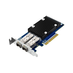 QNAP QXG-10G2SF-X710 - Dvouportová síťová rozšiřující karta SFP+ 10GbE, nízkoprofilové provedení, PCIe Gen3 x8