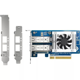 QNAP QXG-25G2SF-E810 - Dvouportová síťová rozšiřující karta SFP28 25GbE, nízkoprofilové provedení, PCIe Gen4 x8