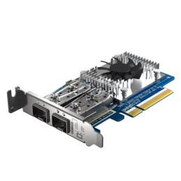 QNAP QXG-25G2SF-E810 - Dvouportová síťová rozšiřující karta SFP28 25GbE, nízkoprofilové provedení, PCIe Gen4 x8