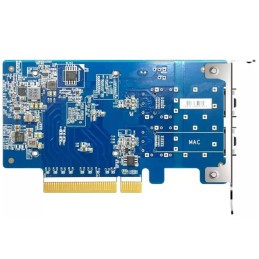 QNAP QXG-25G2SF-E810 - Dvouportová síťová rozšiřující karta SFP28 25GbE, nízkoprofilové provedení, PCIe Gen4 x8