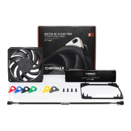 Noctua ventilátor NF-A12x25 PWM chromax.black.swap