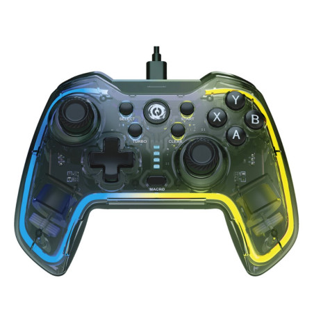 CANYON Drátový gamepad GP-2 RGB 4v1 (Nintendo Switch, Android TV, PC, PS3)