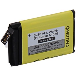 PATONA baterie pro chytré hodinky Apple Watch 1 246mAh A1579 42mm