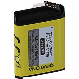 PATONA baterie pro chytré hodinky Apple Watch 1 246mAh A1579 42mm