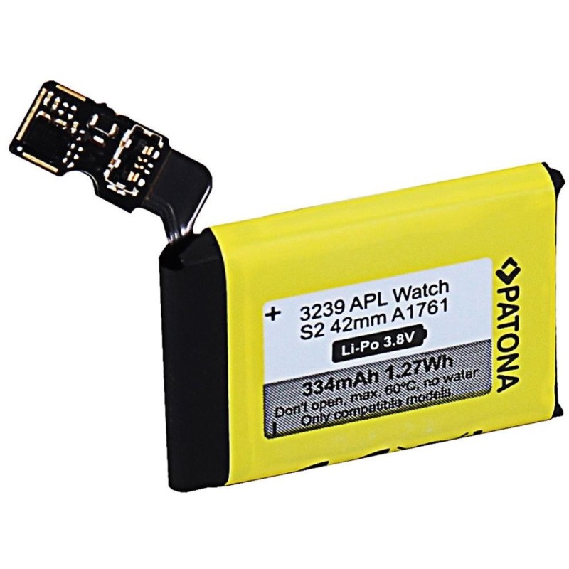 PATONA baterie pro chytré hodinky Apple Watch 2 334mAh A1761 42mm