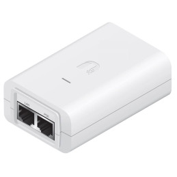 Ubiquiti Gigabitový PoE Injektor 48-24W-WH, 48V/0.5A (24W) - bílý