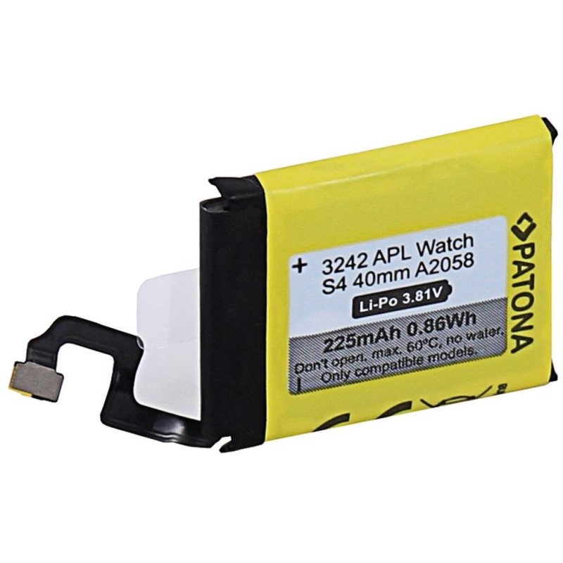 PATONA baterie pro chytré hodinky Apple Watch 4  225mAh A2058 40mm