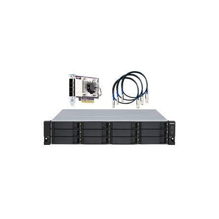 QNAP TL-R1200PES-RP - rozšiřující jednotka JBOD SATA (12x SATA, 2x SFF-8644 1x2, 2x zdroj), rack