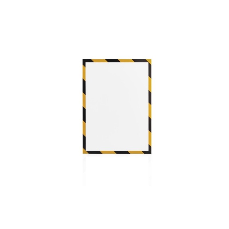 Magnetoplan Magnetofix Magnetrahmen A4 Security gelb-schwarz (5Stk)