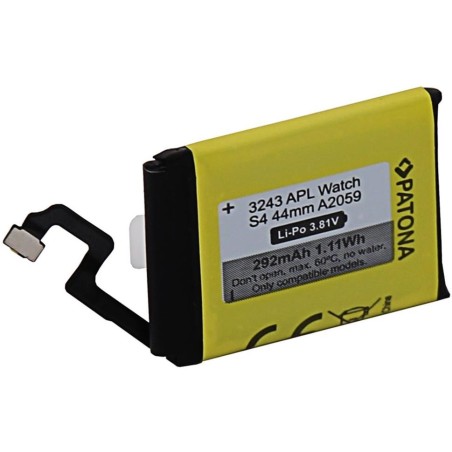 PATONA baterie pro chytré hodinky Apple Watch 4  292mAh A2059 44mm