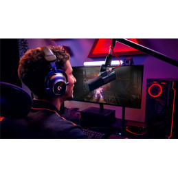 Logitech G Litra Beam Premium LED Streaming Key Light with TrueSoft - GRAPHITE - BT - EMEA