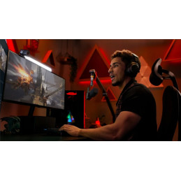 Logitech G Litra Beam Premium LED Streaming Key Light with TrueSoft - GRAPHITE - BT - EMEA