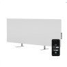 AENO GH3s Chytré Topení, infrared + konvekce, tvrzené sklo,LED displej, 700W, Bílá