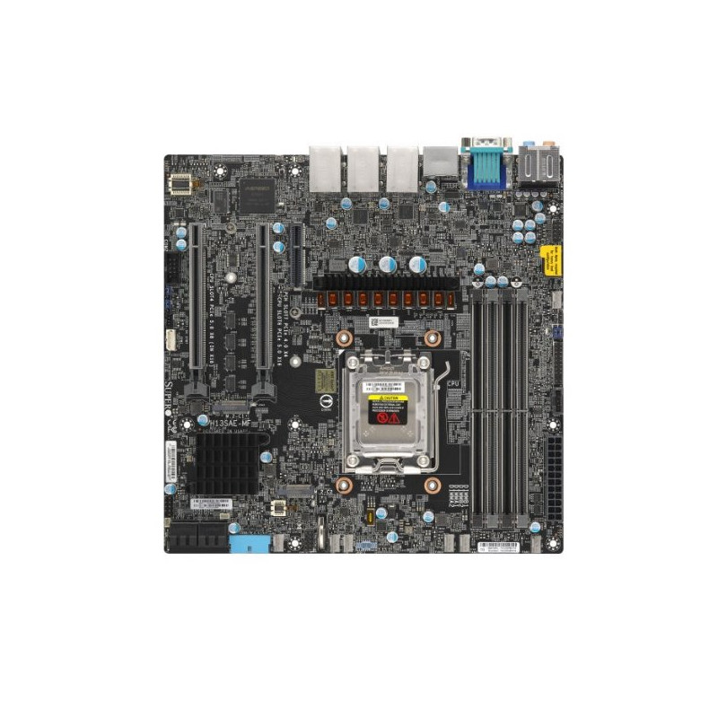 SUPERMICRO MB 1xAM5 (LGA-1718), 4x DDR5, 4x SATA, 2x M.2, PCIe 5.0 (2 x16, 1 x4), 2x1Gb,IPMI