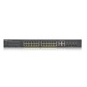 Zyxel GS1920-24HPv2, 28 Port Smart Managed PoE Switch 24x Gigabit Copper PoE and 4x Gigabit dual pers., hybrid mode, sta