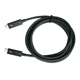 QNAP datový kabel CAB-TBT315M-40G, Thunderbolt3 Type-C 40Gbps, aktivní, 1,5m