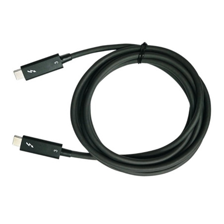 QNAP datový kabel CAB-TBT315M-40G, Thunderbolt3 Type-C 40Gbps, aktivní, 1,5m