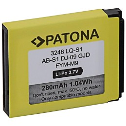 PATONA baterie pro chytré hodinky DZ09, QW09, W8, A1, V8, X6, 280mAh, LQ-S1