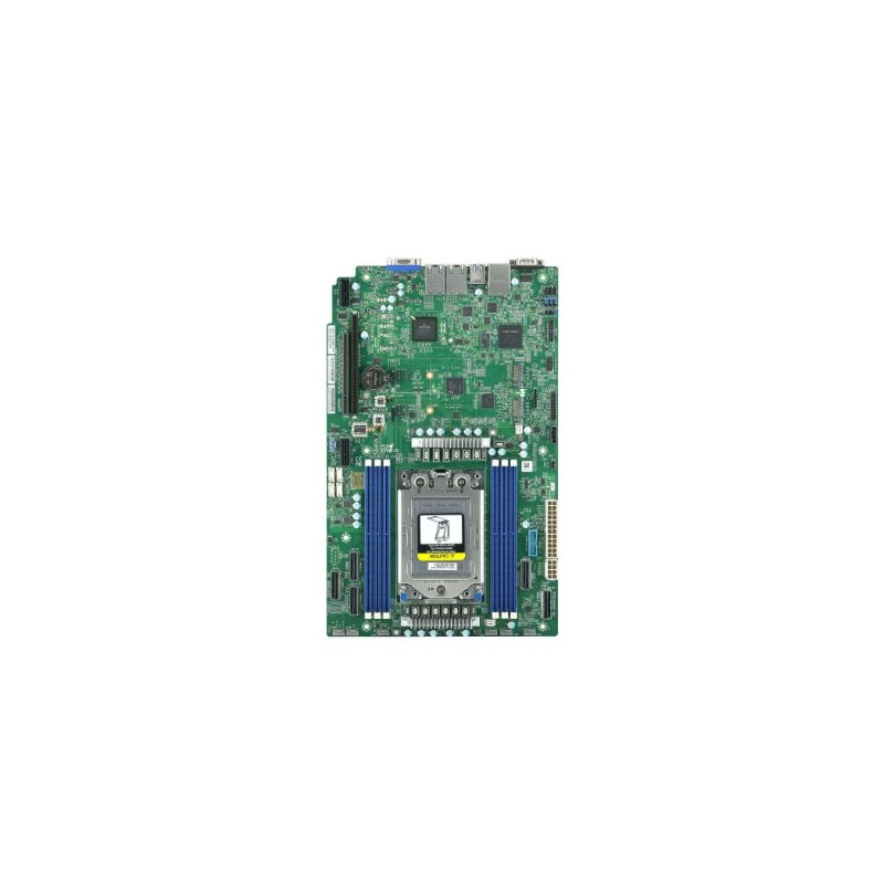 SUPERMICRO MB 1xSP6 (Epyc 8004), 6x DDR5, (3xMCIO Pcie5x8) (2xMCIOx8 Sata), 2xM.2, PCIe 5.0 (1x16 1x32) 2x1Gb,IPMI WIO