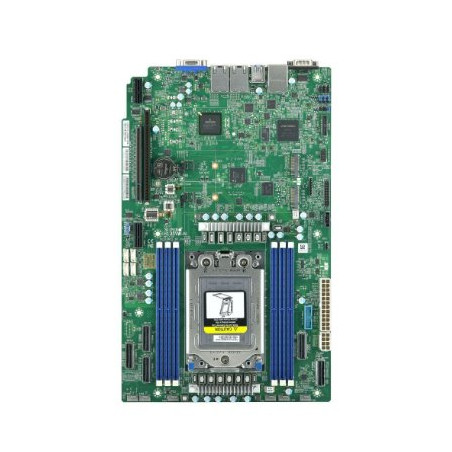 SUPERMICRO MB 1xSP6 (Epyc 8004), 6x DDR5, (3xMCIO Pcie5x8) (2xMCIOx8 Sata), 2xM.2, PCIe 5.0 (1x16 1x32) 2x1Gb,IPMI WIO