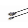 Gembird kábel HDMI (AM) na DVI (M), 4K, Premium Series, 1.8 m, čierny