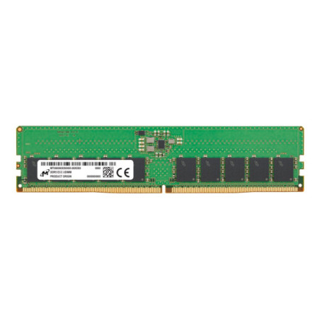 Micron DDR5 ECC UDIMM 16GB 1Rx8 5600 CL46 (16Gbit) (Single Pack)