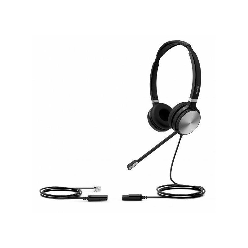 Yealink YHS36, náhlavka, dvouušní, vč.redukce RJ9 (tel.Yealink)