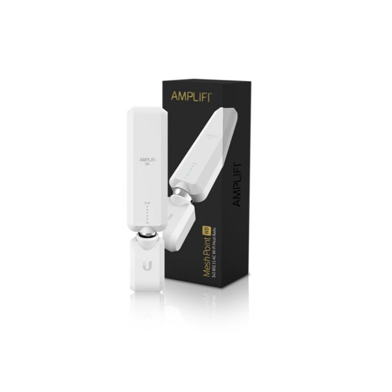 Ubiquiti AmpliFi HD Mesh Point, mesh Wi-Fi extender, bílá