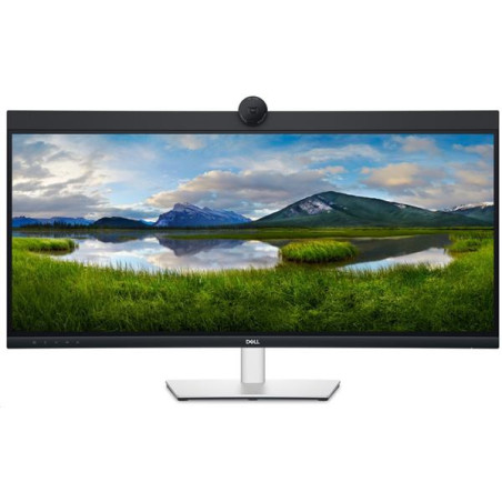 DELL 34 Curved Video Conferencing Monitor - /P3424WEB/34,14"/IPS/3440x1440/60Hz/8ms/Blck-Slvr/3R