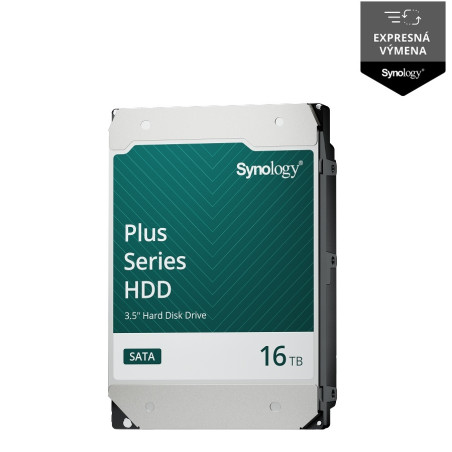 Synology HDD Plus SATA 3.5” 16TB HAT3310-16T, 7200ot./min., cache 512MB, 3roky záruka