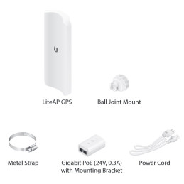 Ubiquiti Vysílací stanice LiteBeam LAP-GPS AirMax, 2x2 MIMO 5 GHz, 17 dBi (90°)