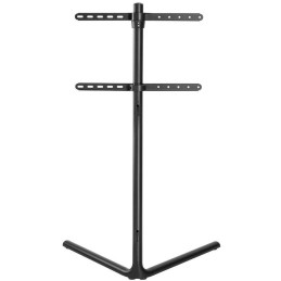 POŠKOZENÝ OBAL - NEDIS podlahový TV stojan/ 49 - 70 "/ 40 kg/ Provedení V-vorm/ Protiskluzový popruh/ Snap-lock/ Hliník/ Ocel/..