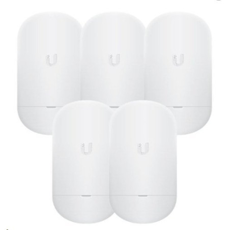 Ubiquiti Nano Stanice Loco 5AC AirMax, 2x2 MIMO 5 GHz, 13 dBi, PoE-in, 5 kusů