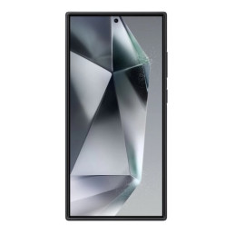 Samsung Zadní kryt z veganské kůže pro S24 ULTRA, černý