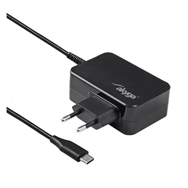 Akyga Napájecí adaptér 5-20V / 3-4.5A 90W USB-C, GaN - 1,8m