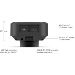 Ubiquiti Video zvonek UniFi Protect UVC-G4 Doorbell Pro PoE Kit, Duální kamera (bílá), 5Mpx s Infra + 8Ppx + PoE zvonek