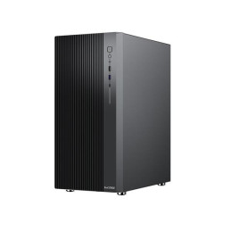 1stCOOL G4 transparent, skrinka ATX, USB3.0, USB-C, 2x ventilátor, čierna
