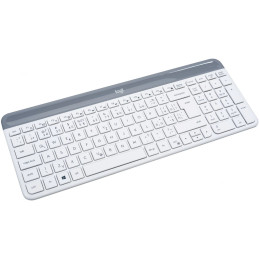 Logitech Slim Wireless Keyboard and Mouse Combo MK470 - OFFWHITE - CZE-SKY INT'L - INTNL