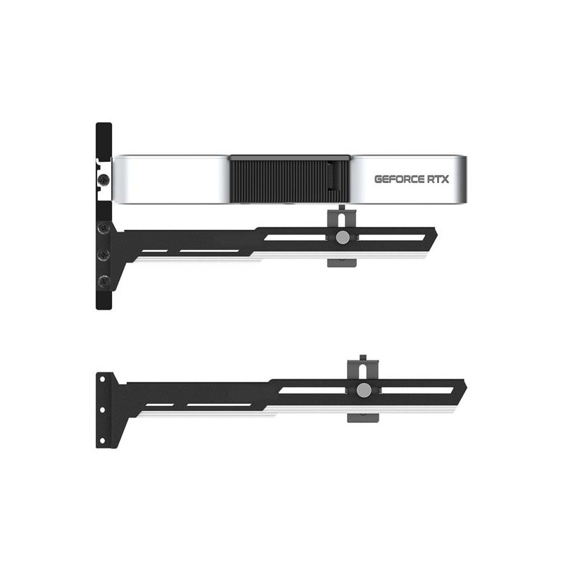 1stCOOL GPU Holder - držiak VGA kovový nastaviteľný čierny