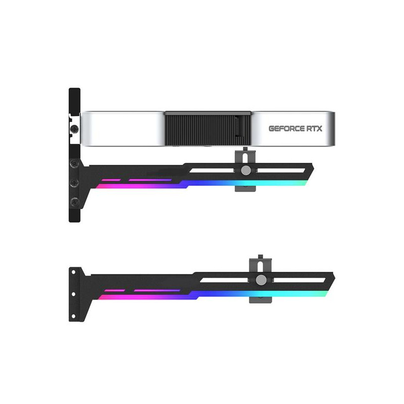 1stCOOL GPU Holder ARGB - držiak VGA kovový nastaviteľný čierny